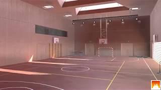 Modern School Gym Unity3d asset