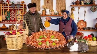 Easy and Delicious Recipe for Fried Quails | Azerbaijani Village Life