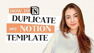 How to Duplicate Any Notion Template (Step-by-Step Guide)