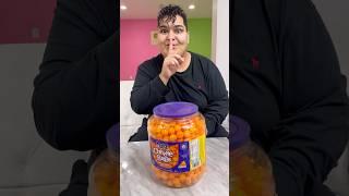 SPILLED CHEESE BALLS PRANK ON BROTHER  #shorts