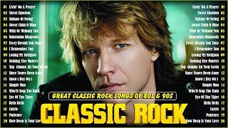 Bon Jovi, Metallica, Nirvana, Queen,The Rolling Stones  Top 100 Classic Rock Songs 70s 80s 90s