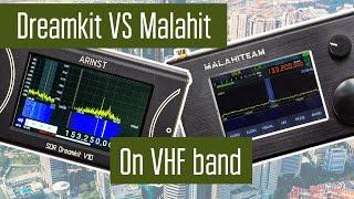 Arinst SDR Dreamkit vs Малахит DSP 2. Сравнение на УКВ. Приём реальных сигналов.