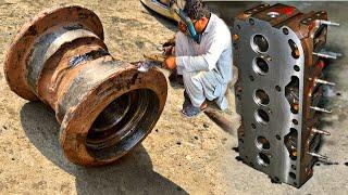 Top 2 Viral Videos On Youtube About Mechanical | Hino Ek-100 Head & Drilling Machine Repair