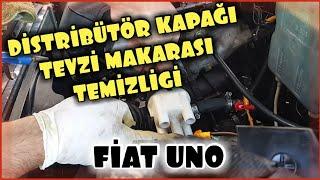 DiSTRiBÜTÖR KAPAĞI TEMiZLiĞi, TEVZİ MAKARASI TEMİZLİĞİ, FiAT UNO ATEŞLEME SİSTEMİ TEMİZLİĞİ #10