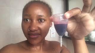 My first time using the menstrual cup