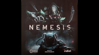 Nemesis Board Game Unboxing 4k