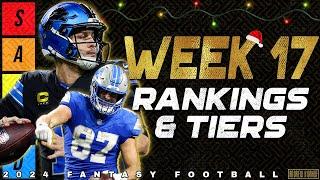 Week 17 Tight End & Quarterback Rankings - 2024 Fantasy Football