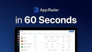 App Radar: App Store Optimization tool in 60 Seconds 