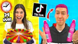 TIKTOK BEPAALT ONZE DAG! *24 UUR CHALLENGE* #105