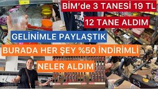 BİM’de GÖRDÜĞÜM GİBİ️12 TANE KAPTIM⁉️GELİNİM DOLAPLARI DÜZENLİYOR‍KOZMETİK ALIŞVERİŞİİYİ DEĞİLİM