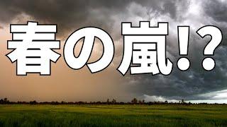 春の嵐でしょうか？（vol.3817）