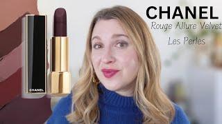 CHANEL Les Perles | New Rouge Allure Velvet Lipsticks, Luminous Veil Finish