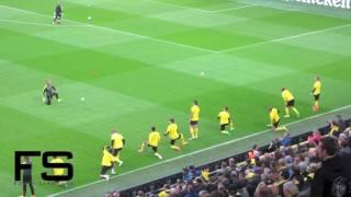 Borussia Dortmund Champions League Pre-Match Warm-Up