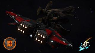 Krait Mk2 vs Medusa in 173 shots - AXI Astraea's Clarity, shieldless, repair limpets, F/A on