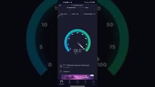 Speed Test Indihome 100mbps !!