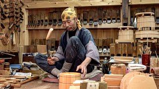 The secret behind delicious Japanese rice! A craftsman who makes traditional wooden containers.