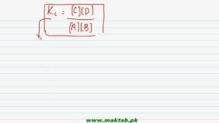 FSc Chemistry Book1, CH 8, LEC 4: Law of Mass Action