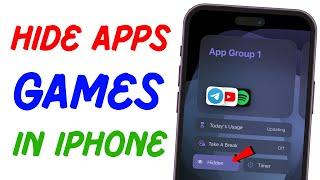 How to Hide Apps or Games in iPhone | iPhone Me Apps Kaise Hide Kare | iPhone Game Hide App