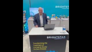 Dr. Victor Perez AAO Booth Demonstration of BrightMEM Anterior Keratoplasty Procedure