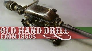 Restoration, old Soviet hand drilling machine from my grandfather's estate.