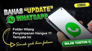 Cara Menampilkan Folder Whatsapp Yang Hilang Di Versi Whatsapp Terbaru 2023 #whatsapp