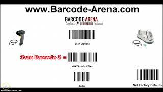 How to Add Auto Enter / Carriage Return to Barcode Scanners after each Scan | www.Barcode-Arena.com