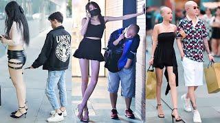 Top Funniest Couple Fashion Moments on TikTok China ️ Street Moments P#180