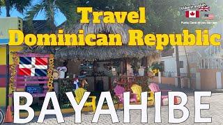 Travel Dominican Republic - Bayahibe the little Village close to Punta Cana at the Caribbean Sea