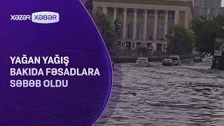 Bakıda fəsadlara səbəb olan yağıntı ilə bağlı RƏSMİ AÇIQLAMA