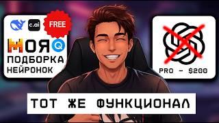 [Топ 6] БЕСПЛАТНЫХ Нейросетей, заменяющих Chatgpt Pro $200