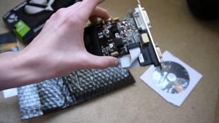 NVIDIA GEFORCE 210 Graphics Card Unboxing, PC Setting Up