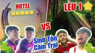 DKP - Thử Thách Cắm Trại 1 Sao VS 5 sao , Team Việt Anh CR7 , Thủ Môn Huỳnh liệu sinh tồn được không