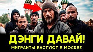 Мигранты БАСТУЮТ в Москве! Чем закончилась ЗАБАСТОВКА в Москве? САБОТАЖ!