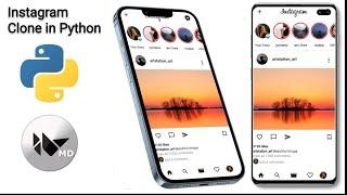 Instagram Clone in Python | Kivy + KivyMD | UI | Speed Code