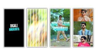 Instag Trending Boys Attitude Malli Manam Lyrics Video Editing in Alight Motion Telugu Viral Editing