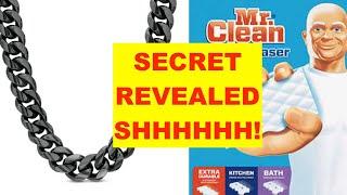 Secret Way To Clean 925 Sterling Silver Chains Revealed By Harlembling! Best Method To Clean Jewelry