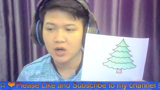 Coloring And Completing The Christmas Tree Picture | Media Voicemail