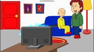 Caillou Refuses To Go To Bed And Gets Grounded