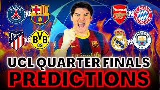  BARÇA TO FACE P$G IN THE QF OF THE CHAMPIONS LEAGUE - MY PREDICTIONS 