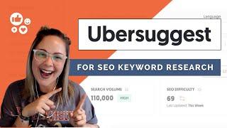Ubersuggest Tutorial for SEO Keyword Research | Beginner-Friendly Search Engine Optimization