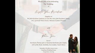 The Wedding of Angela John Kuriakose and Rohin Jain