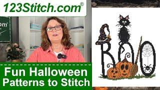 123Stitch.com | Cross Stitch Halloween Top Picks from Joanne - for FlossTube