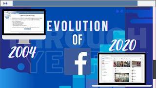 Evolution of Facebook 2004 - 2020