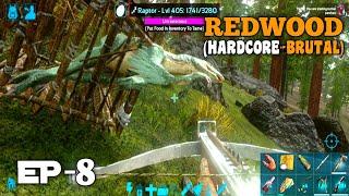 Ark Mobile Making Tranq Arrows And Taming Raptor Redwood Hardcore Brutal Survival Series (Ep - 08)