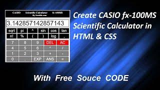 How to make a Scientific Calculator in HTML & CSS | With Complete Source Code