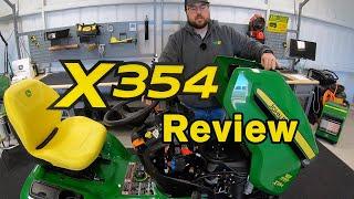 2021 John Deere X354 Riding Lawn Mower Review and Walkaround