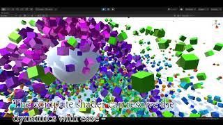 [Unity GPGPU] GPU Particle Physics Experiment