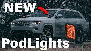 Diode Dynamics SS3 Pod Lights Install Jeep Grand Cherokee WK2