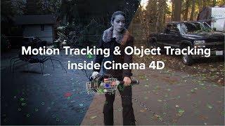 Motion Tracking & Object Tracking inside Cinema 4D