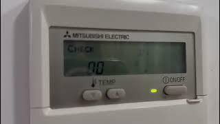 MITSUBISHI ELECTRIC error code p8,,01 Problem solved  Fault outdoor unit networking